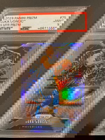 Luka Doncic Silver Prizm PSA