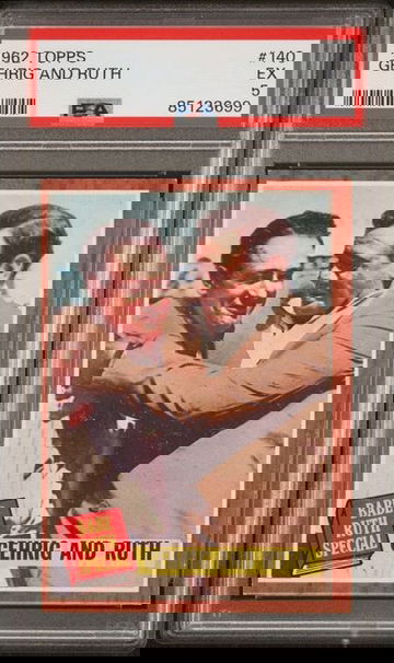 1962 Topps Gehrig And Ruth #140 PSA 5 [BL-2C.37]