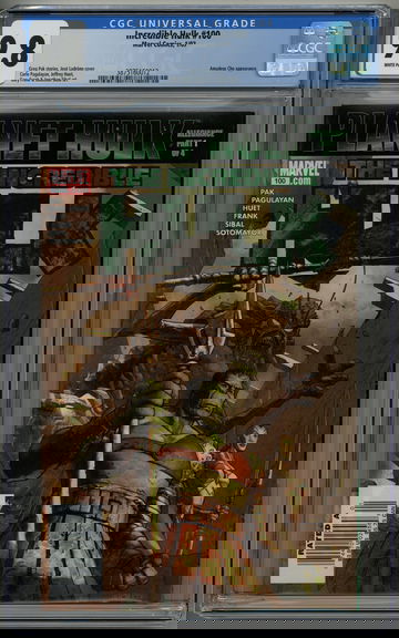 Incredible Hulk 100 CGC 9.8 Planet Hulk Amadeus Cho app.