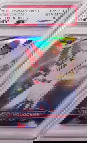 PSA 10 Shohei Ohtani 2018 Bowman's Best Power Producers RC