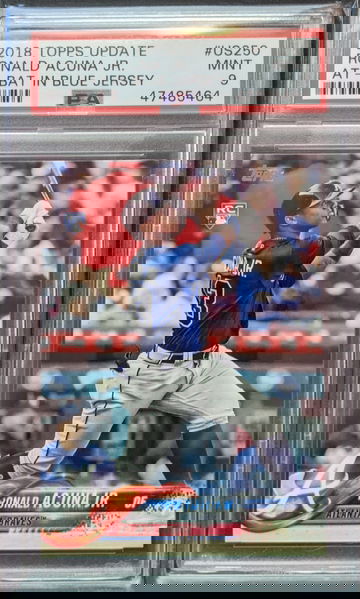 2018 Topps Update Ronald Acuna Jr. #US250 PSA 9 Rookie