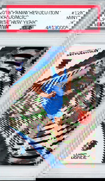 2018 Panini Revolution Luka Doncic Chinese New Year #128 PSA 9