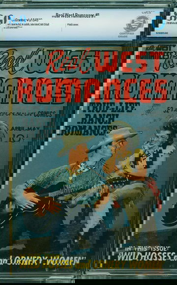 REAL WEST ROMANCES #1, CBCS 8.0 VF