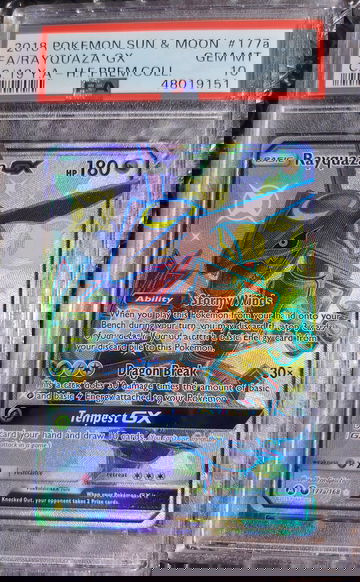 Rayquaza Hidden Fates Premium Collection Promo #177a PSA 10 Gem Mint