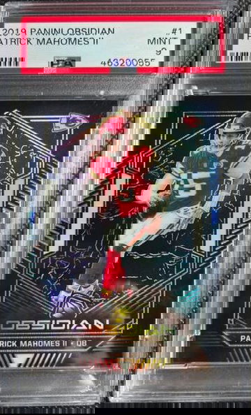 2019 Panini Obsidian /125 Patrick Mahomes II #1 PSA 9 MINT Kansas City Chiefs