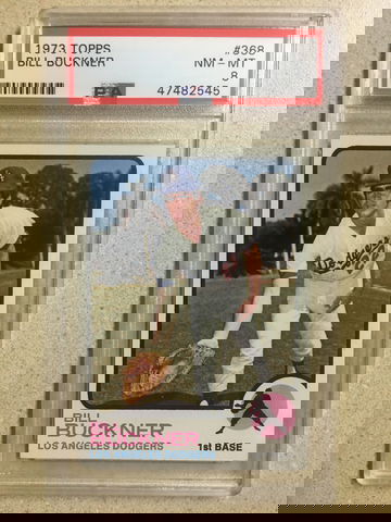 1973 Topps #368 Bill Buckner PSA 8 NM-MT DODGERS 
