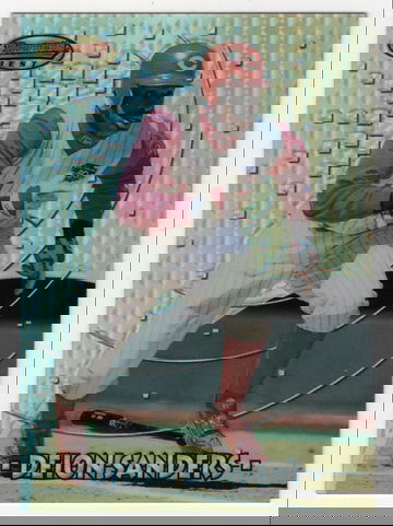 1997 BOWMAN'S BEST REFRACTOR DEON SANDERS # 44