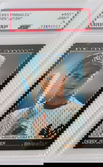 Derek Jeter 1993 Pinnacle PSA 9 #457 Rookie Card RC