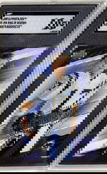 2004 Upper Deck Rookie Prospects Philip Rivers SGC 10 Future HOFer