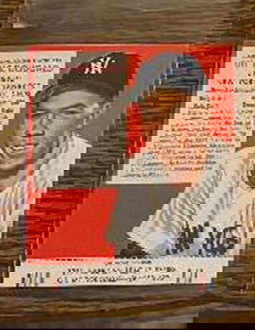 1953 Red Man #23 Gil Mc Dougald with Tab Ex Mt