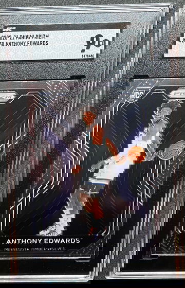 2020 Panini Prizm Anthony Edwards Rookie Card SGC 9