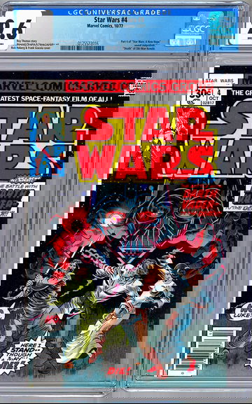 STAR WARS #4 CGC 9.6 PART 4 OF 6 *STAR WARS: A NEW HOPE* MOVIE ADAPTATION 1977