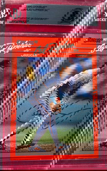 1990 Donruss #96 CAL RIPKEN JR. BAS Beckett Authenticated Autographed AUTO