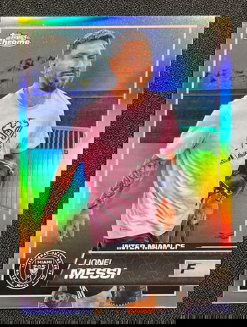 2023 Topps Chrome MLS Lionel Messi Refractor Variation