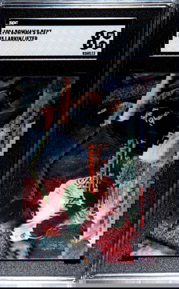 1994 Bowman's Best #95 Barry Larkin/Derek Jeter SGC 8 NM-MT