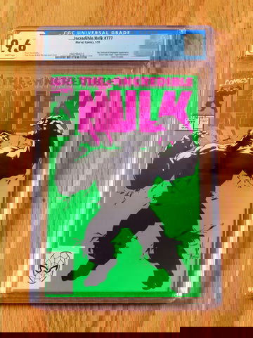 INCREDIBLE HULK #377 CGC 9.6 NM+ WP 1991 1st Professor Smart Hulk MCU Key Issue