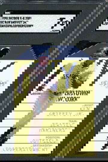 1998 SkyBox E-X2001 #7 DC Ken Griffey Jr Destination-Cooperstown SSP Rare