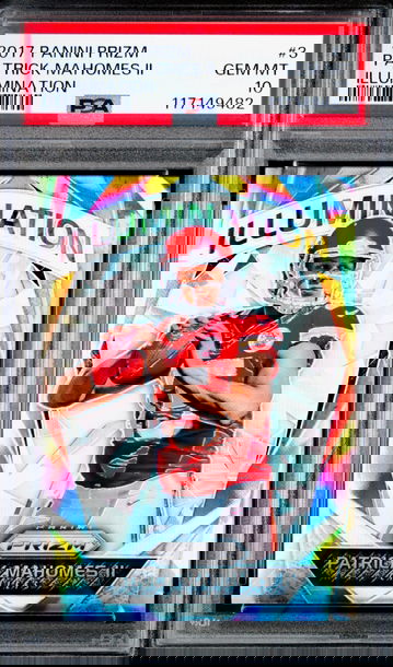 2017 Prizm Illumination Patrick Mahomes #3 PSA 10 Rookie RC 