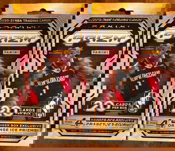 2020-21 Panini Prizm Hanger Box Lot of 2