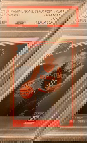 2018 Donruss Optic Holo TRAE YOUNG PSA 10