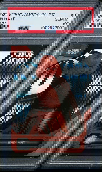 2024 STAR WARS HIGH TEK SSP NYCC PROMO SHIN HATI TOPPS #0 PSA 10