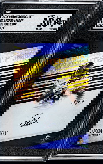 2016 Stefon Diggs Absolutely Ink Black 1/1 Auto 