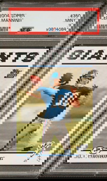 Eli Manning 2004 Topps PSA 9