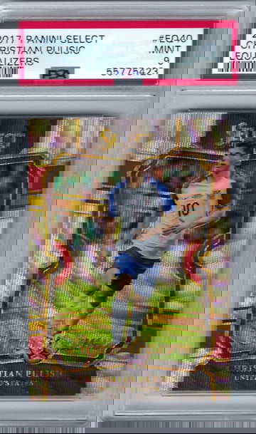 2017 Panini Select Equalizers Christian Pulisic #EQ40 *PSA 9* USMNT