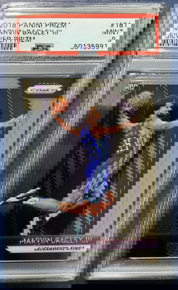 Marvin bagley 2018 panini prizm rookie psa 9 mint