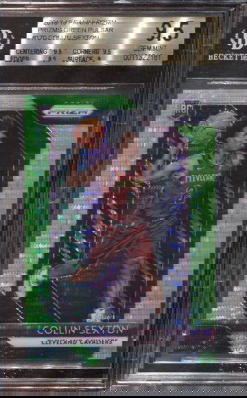 COLLIN SEXTON 2018 PRIZM GREEN PULSAR 9.5