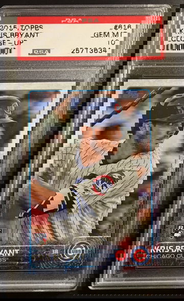 2015 Topps Kris Bryant Rookie RC #616 PSA 10