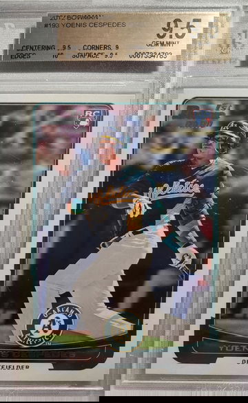 2012 Bowman #193 Yoenis Cespedes