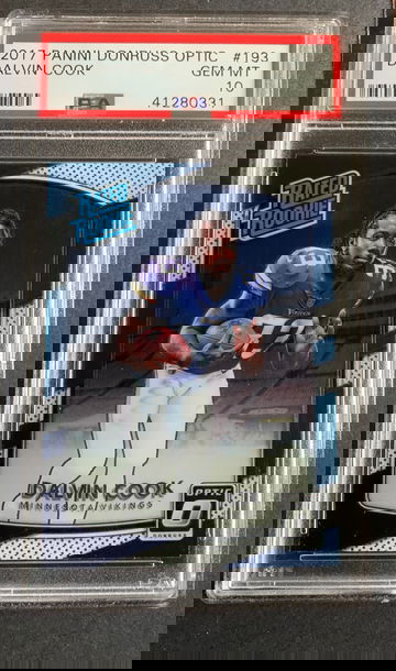 2017 Donruss Optic Dalvin Cook RC #193 PSA 10 GEM MINT