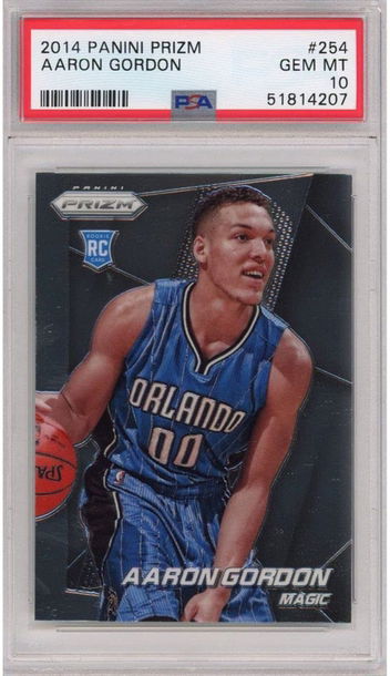2014 Panini Prizm Aaron Gordon #254 PSA 10 Gem-Mint
