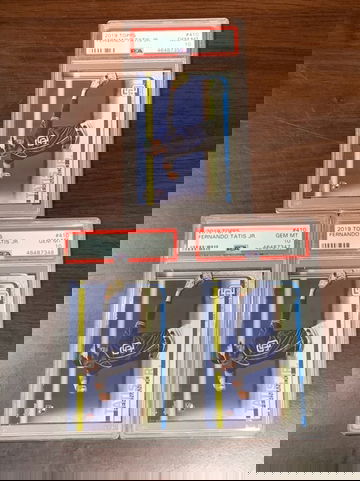 (3) 2019 Topps Series 2 Fernando Tatis Jr. PSA 10