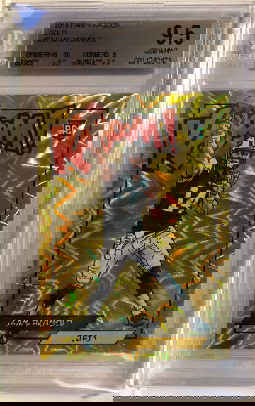 2018 Panini Kaboom Sam Darnold Gold