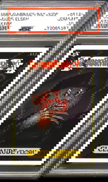  1988 GARBAGE PAIL KIDS #617A OS15 CLAUDE FLESH GPK PSA 10 NEW SLAB