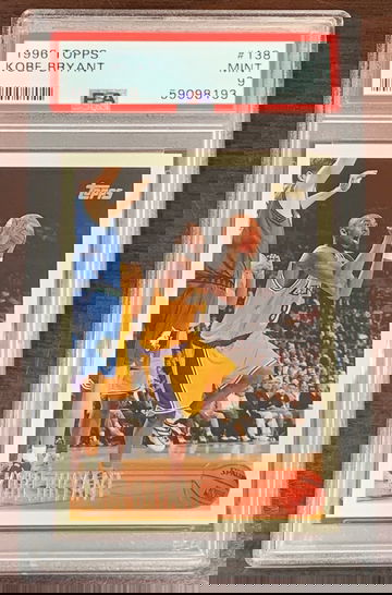 1996 Topps Kobe Bryant PSA 9