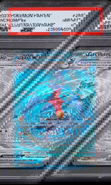 2023 Pokemon Scarlet and Violet Paradox Rift Special Illustration Rare Garchomp Ex #245 PSA 8