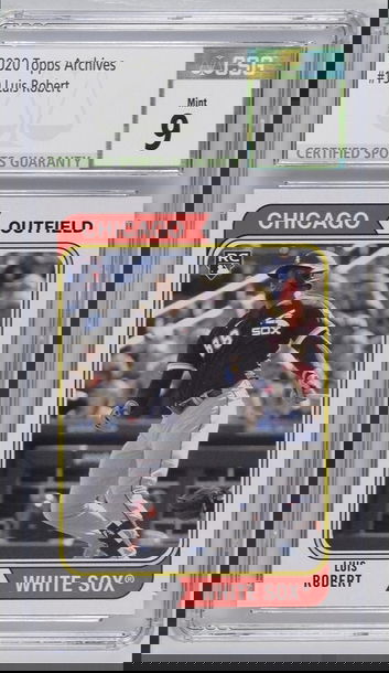 Luis Robert Rookie Card 2020 Topps Archives #159 CSG 9 Mint