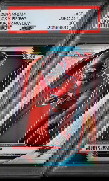 2024 Panini Prizm Rookie Variation Bucky Irving #10 PSA 10