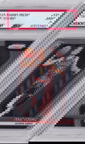 Trae Young 2018 Prizm PSA 9