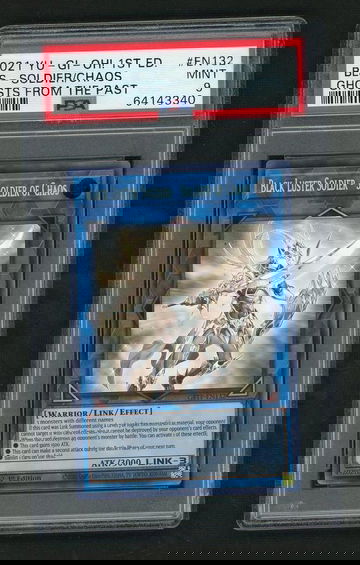 2021 Konami Yu-Gi-Oh! EN132 Black Luster Soldier - Soldier of Chaos Ghosts from the Past PSA 9 Mint