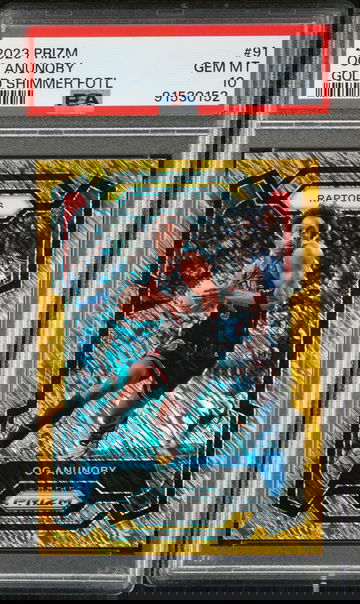 2023 OG Anunoby Gold Shimmer FOTL GEM Mint 10