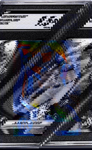 2024 Bowman's Best #43 Aaron Judge Refractor SGC 9.5