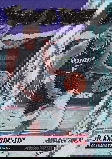 2021-22 NBA Hoops De'Aaron Fox #15 Artist Proof 01/25