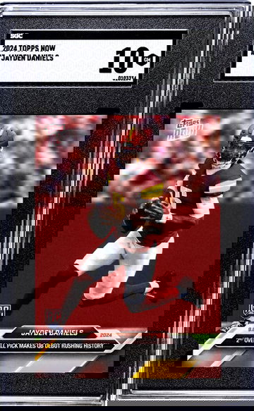 2024 TOPPS JAYDEN DANIELS NOW #3 Rookie RC limited /14862 SGC 10