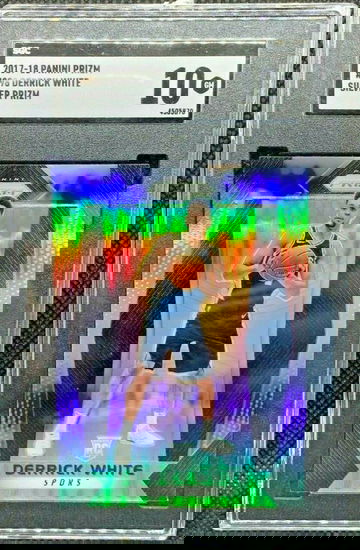 DERRICK WHITE 2017-18 PANINI PRIZM SILVER PRIZM SGC 10