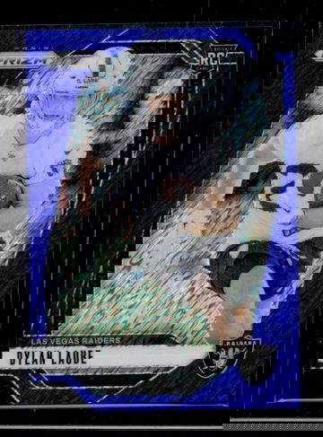 2024 Panini Prizm Blue Shimmer Dylan Laube #330 RC /25