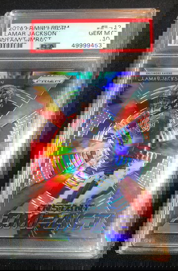 2018 Panini Prizm Lamar Jackson Instant Impact Rookie #II-12 PSA 10 GEM MINT